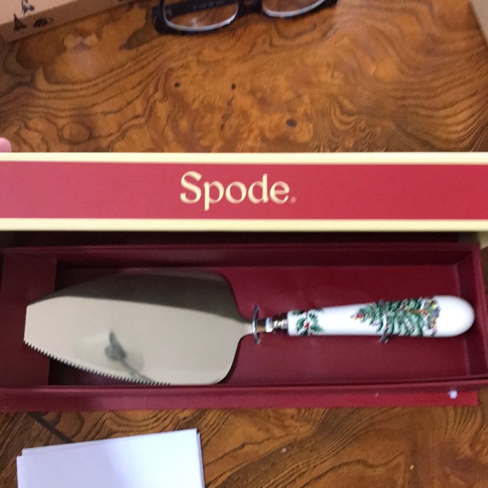 Spode Christmas Tree Cake Slice NWT - Picture 2 of 8